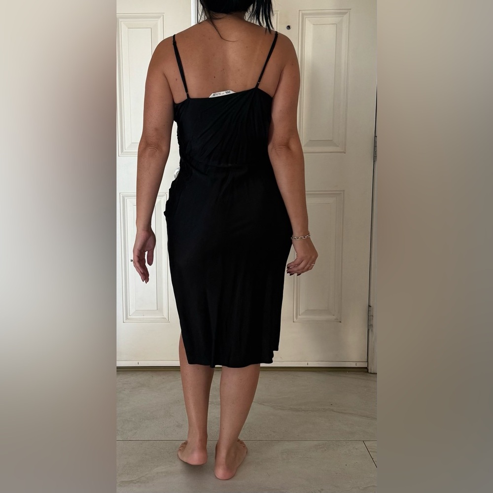 Zara Black Asymmetrical Dress - Picture 3 of 3